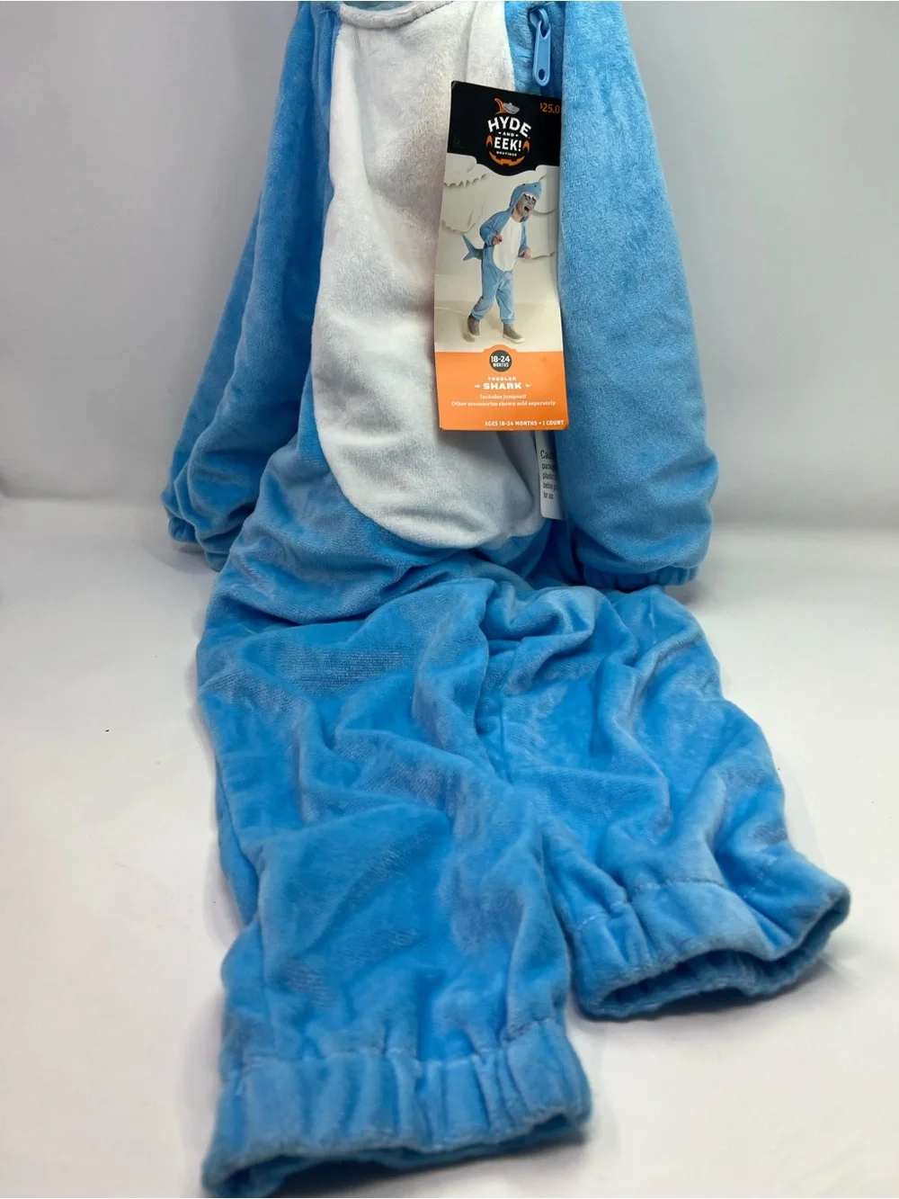 Toddler Shark Halloween Costume Jumpsuit 18-24M Hyde & EEK! Boutique New